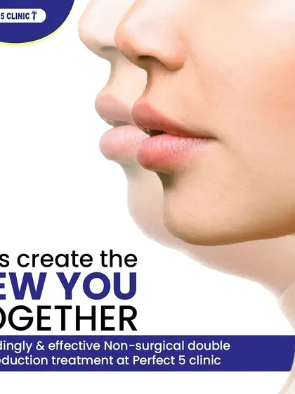 We can help you achieve a sharper, more defined jawline without any surgical procedures. Our non-surgical double chin reduction treatment is designed to effectively reduce submental fat, helping to contour your profile for a rejuvenated and confident appearance.