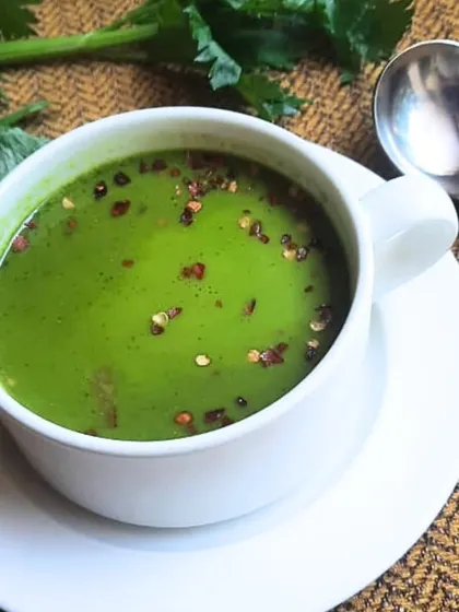 Try my chef’s special Celery Soup during this monsoon season for warmth and comfort.