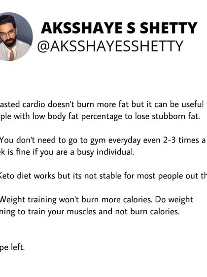 Fasted cardio doesn't burn more fat for most people. You don't need to go to the gym every day; 2-3 times a week is fine if you're busy. And while keto works, it's not sustainable for most people.