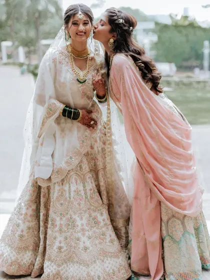 A kiss for the bride. So much love in one photo.