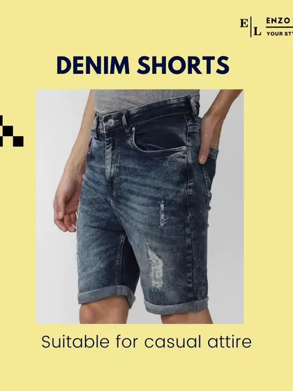 Denim shorts are your go-to for ultimate casual attire. I'll help you find a pair with the right length and fit, and show you how to style them for a relaxed weekend or vacation look.