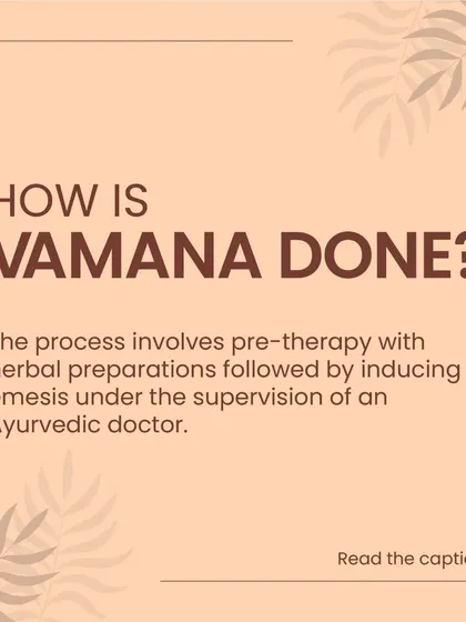 How is Vamana performed? It is a systematic process that begins with a pre-therapy preparation using herbal formulations to ready the body. The main procedure of inducing emesis is then carried out under the strict supervision of our qualified Ayurvedic doctors to ensure safety and effectiveness.