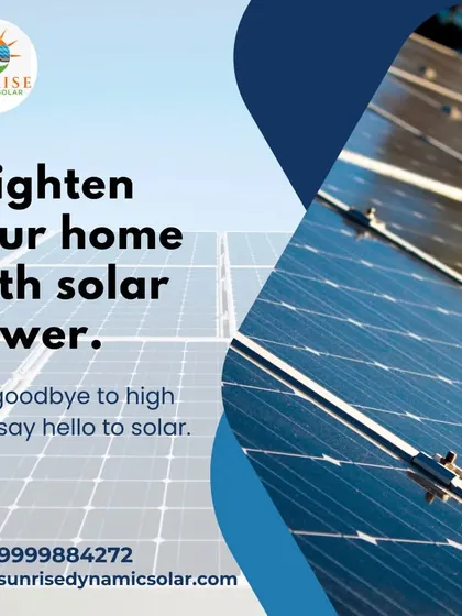 Say goodbye to high bills and hello to solar. This image of clean, shining solar panels represents the financial freedom that comes with generating your own power.