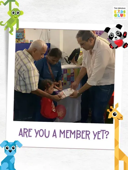 Are you a member yet? This image shows a family signing up, ready to join the fun and receive their exclusive starter kit. The fun has already begun.