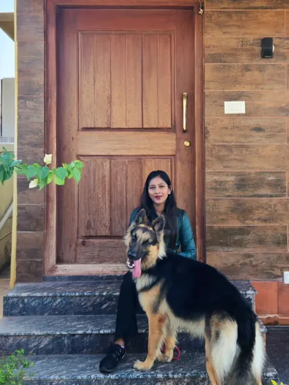 Celebrating Kukur Tihar, a beautiful festival that honors the bond between humans and dogs.