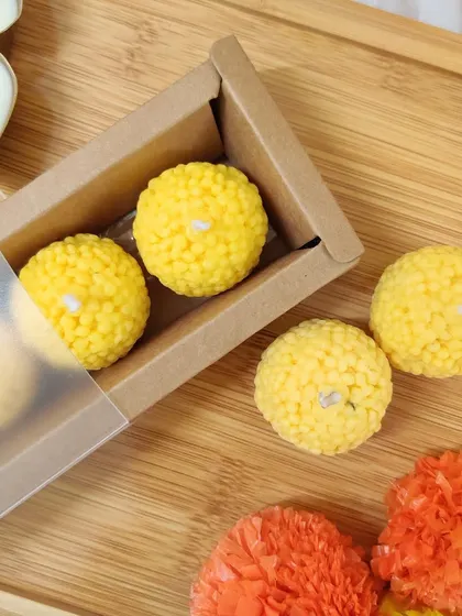 Our ladoo candles are a must-have for Ganesh Chaturthi. They make for a unique and auspicious offering or gift.