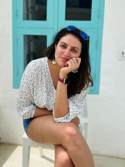 A candid, relaxed moment. Just enjoying a simple, quiet day.