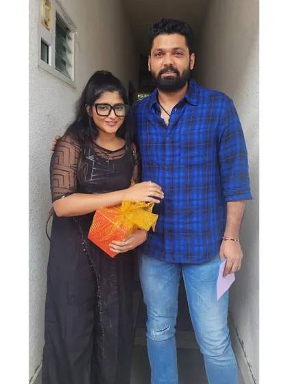 Meeting Rakshit Shetty sir for the first time was memorable, especially since I tripped right in front of him. I hope I get a chance to sing in one of his movies someday.