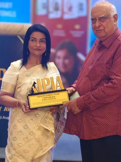 My mother receiving her well-deserved "Woman of Substance" award. Her decades of hard work and dedication to the pet industry are an inspiration to us all.
