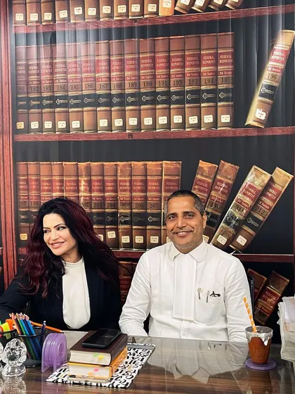 With my first senior, Shri Adish C. Aggarwala, the outgoing president of the SCBA. I was a rebellious junior back then, but he helped channel that fire into the courage I have today.