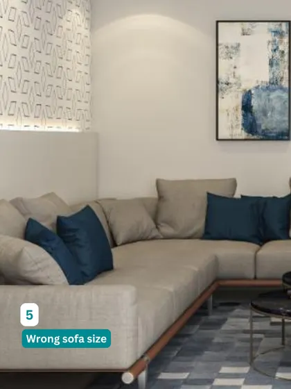 Choosing the wrong sofa size can ruin the balance of a room. This L-shaped sofa fits perfectly in the corner, maximizing seating without overwhelming the space.