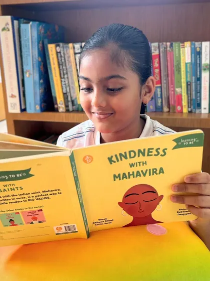I've always believed kindness is a seed we must nurture. "Kindness With Mahavira" is a charming board book that beautifully illustrates compassion and respect for all living beings, perfect for children aged 3 to 6.
