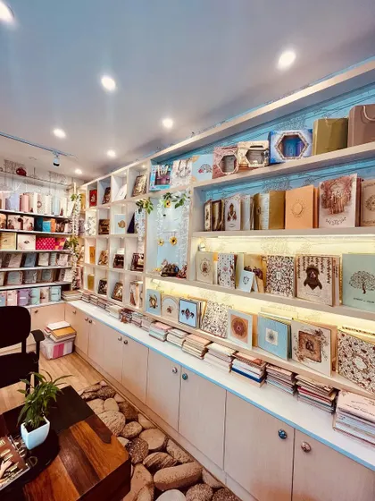 We take pride in our beautifully organized showroom, where you can easily browse through our diverse range of wedding invitations.