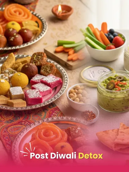After all the festive indulgence, a post-Diwali detox with something light and healthy is just what you need. Our fresh dips and crunchy vegetables are the perfect reset.