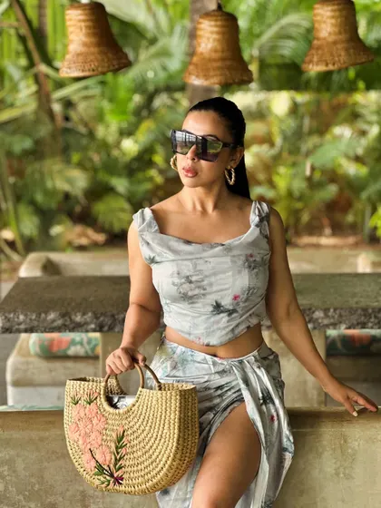 Another shot from my Goa trip. It reinforces my dual persona: a stylish traveler who is also a formidable fighter. The caption says it all.