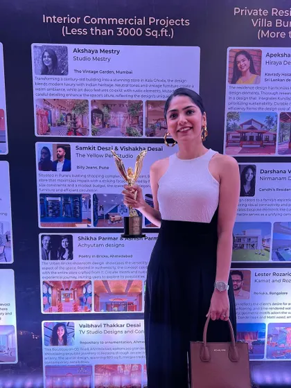 We were honored to receive the Gold award in the Commercial Interior Design category at the GeeVees Awards for our work on The Vintage Garden. This recognition affirms our approach to creating unique and impactful retail environments.