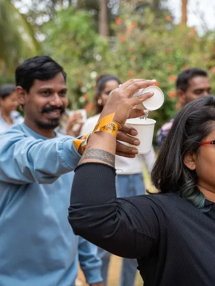 A collection of images showcasing our certified trainers, our team's camaraderie during outings and celebrations, and our commitment to women's sports events.