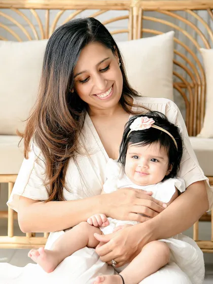 A tender moment between a mother and her daughter. These close-up shots capture the deep love and connection in a beautiful way.