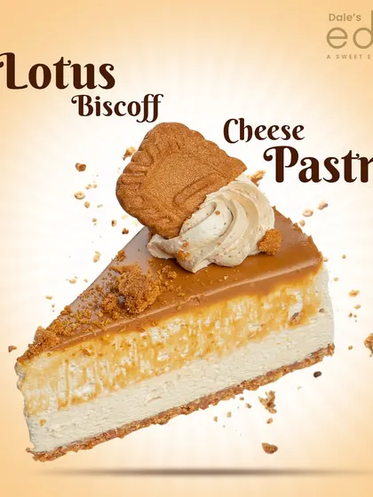 Indulgence in every bite. Our Lotus Biscoff cheese pastry is where creamy meets crunchy perfection in a single, perfect slice.