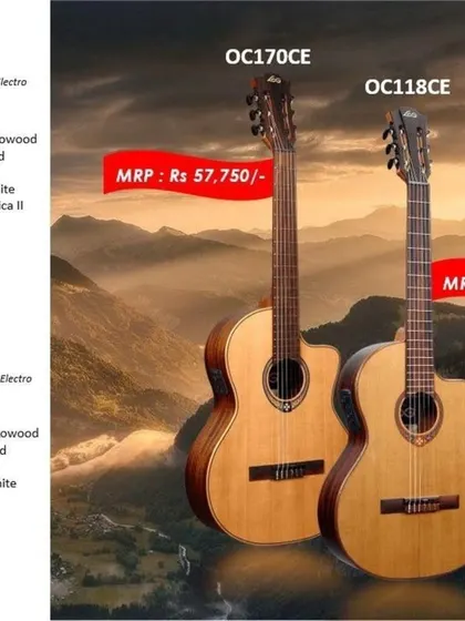 A look at the Lâg Occitania series classical guitars, the OC170CE and OC118CE. These guitars feature solid cedar tops and Fishman or Astro Lag electronics for a beautiful nylon-string tone.