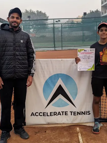 Sara Hooda after reaching the finals of the U16 Championship Series tournament in Karnal. Her hard work is clearly paying off.