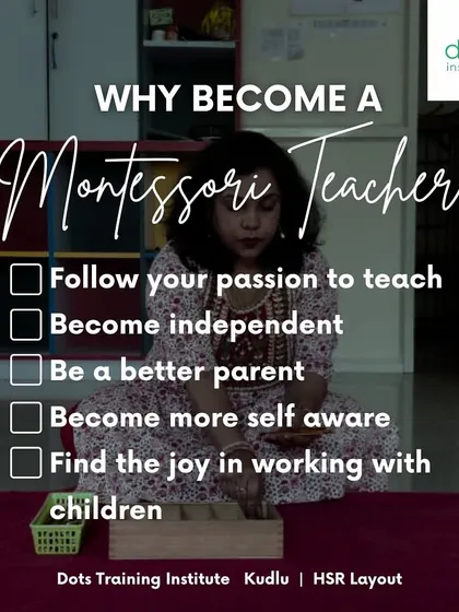 Why become a Montessori teacher? Our program helps you follow your passion, become independent, be a better parent, and find profound joy in your work. It is a journey of professional and personal transformation.