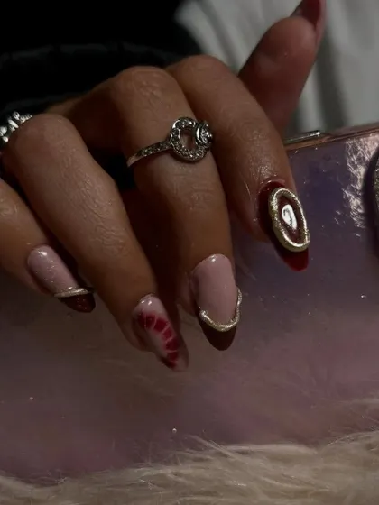 The finished nails look incredibly chic and stylish, a testament to the skills learned in our polygel course.