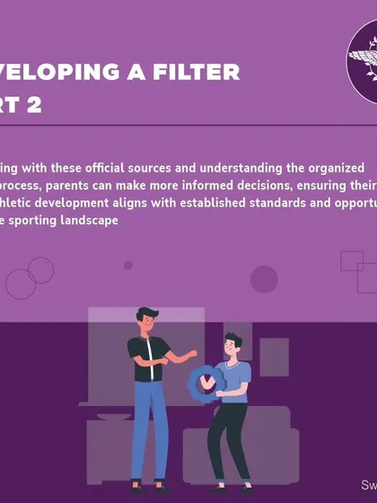 Being a sport parent is a crucial role. This series offers tips on how to prepare yourself, from finding the right environment to developing a filter for information and knowing when to step aside and let your child lead.