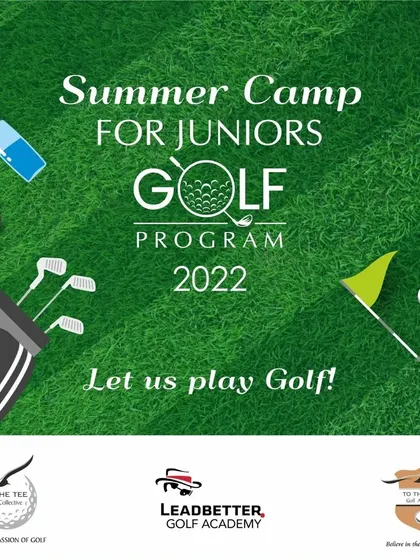 Announcing our Summer Camp for Juniors Golf Program for 2022. We invite all young enthusiasts to come and play golf with us.