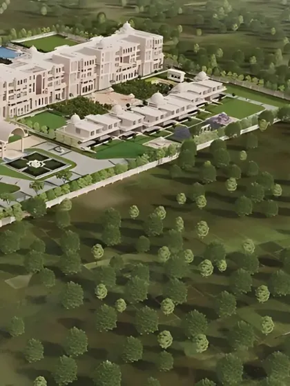 A collection of architectural renders and conceptual sketches for various projects. These visuals showcase our ability to envision grand structures, plan intricate landscapes, and define a project's aesthetic from the earliest stages.
