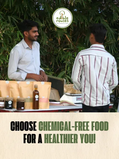 I enjoy talking to customers at the market, sharing stories about the farm and explaining the benefits of choosing chemical-free food. It's about building a connection with the people who eat my food.