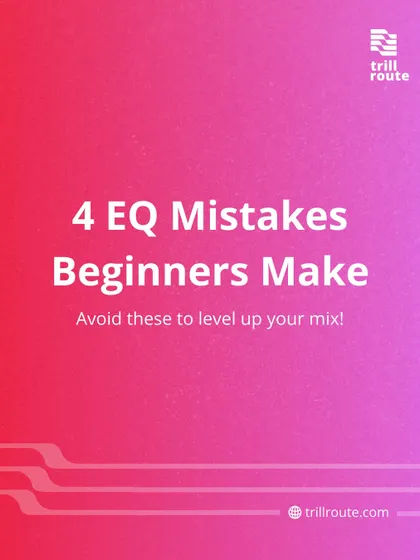Don't let bad EQ ruin your mix! Here are four common EQ mistakes that beginners make, and how you can avoid them to level up your sound.