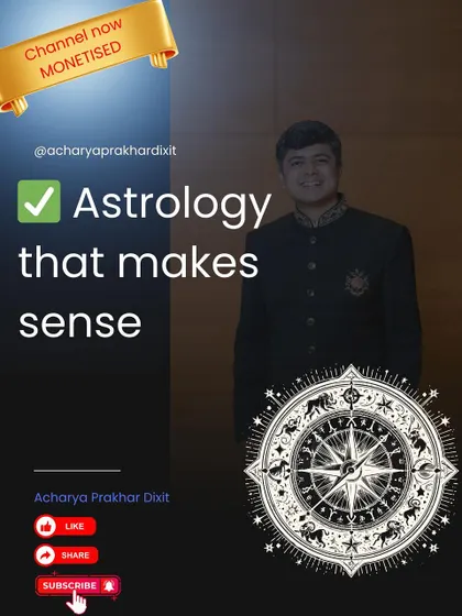 My YouTube channel is now monetized, thanks to your support. Here, I offer 'Astrology that makes sense', breaking down complex topics into simple, modern language.