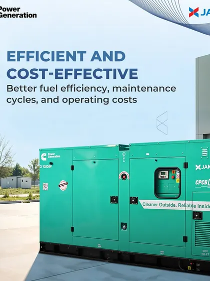 Efficiency is at the core of our genset design, leading to better fuel economy and lower operating costs for our clients. This unit is engineered for optimal performance, providing a cost-effective and dependable power backup solution.