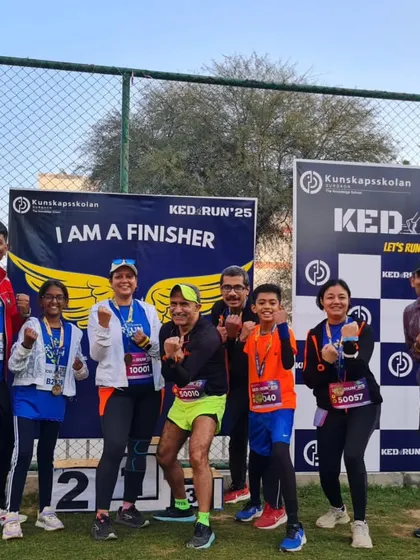 The GRR team at the KED RUN'25, celebrating another successful race day.
