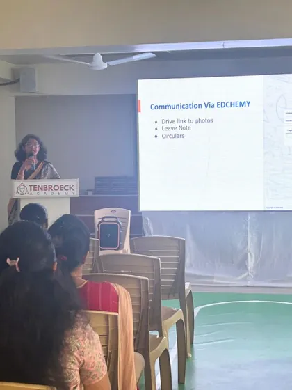A glimpse into our Parent Orientation, where we explain our communication tools and how we partner with parents.