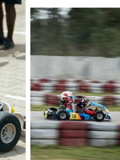 A collage of our micro-max driver at the National Championship.