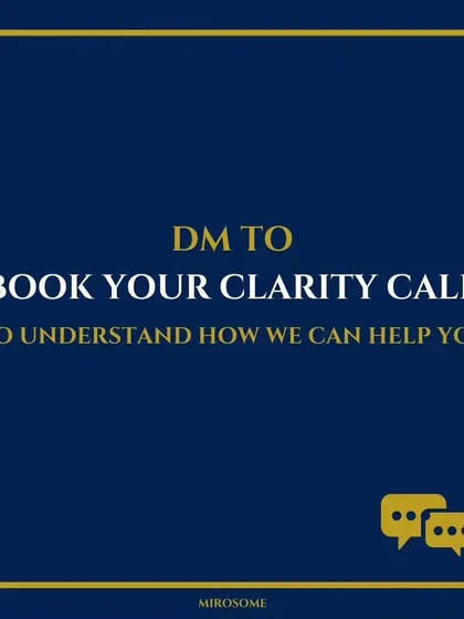 Book your free clarity call today. Let's talk about your goals and how my services can help you achieve the transformation you're looking for.
