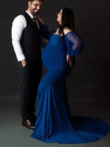 A candid moment of laughter and joy. We love capturing these unposed interactions that show the real connection between a couple.