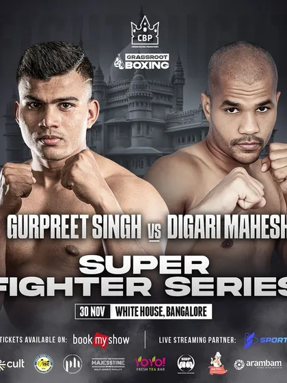 A poster for another top-tier domestic professional bout.