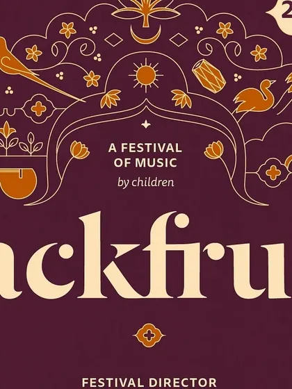 The official poster for the Jackfruit 2024 children's music festival. It was a privilege to be involved in this event, especially in a year where the focus was so strongly on celebrating inclusion.