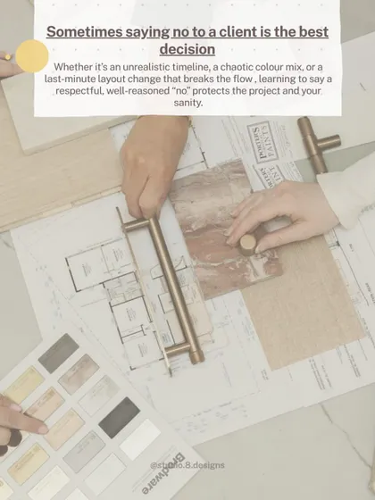 Part of our job is protecting the design's integrity. We believe in having honest conversations, and sometimes that means saying no to a last-minute change that could compromise the project's timeline or aesthetic.