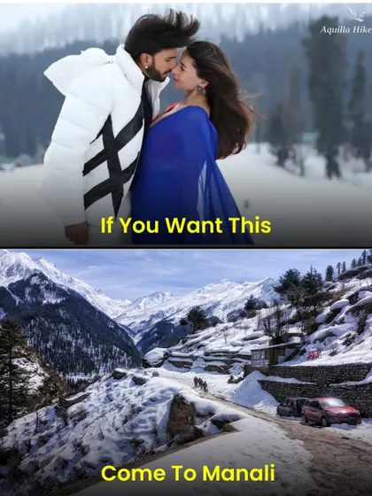 Recreate the iconic romantic moments from 'Rocky Aur Rani Kii Prem Kahaani' on our Manali trip. The snow-covered landscapes provide the perfect backdrop.