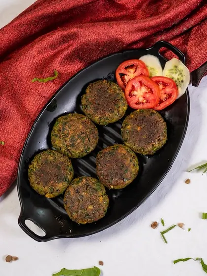 Looking for a wholesome and satisfying starter? My Masoor Palak Tikki is delicious and packed with nutrients.