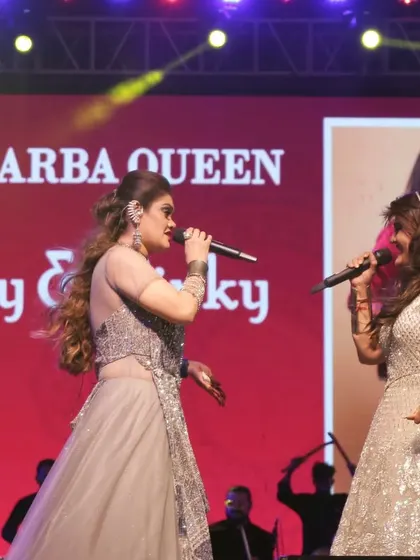 We are often called 'The Garba Queens', a title we are very grateful for. Here we are, doing what we do best.