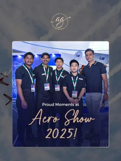 Proud moments at the Aero Show 2025. Our team was honored to provide catering for this prestigious event, serving clients like Airbus and Israel Aerospace.