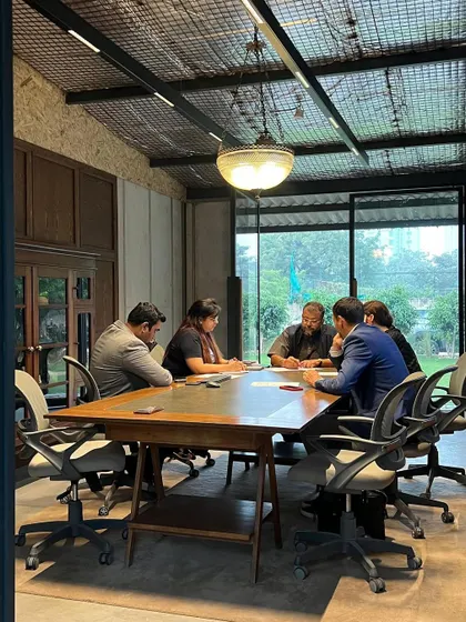 A single idea has potential, but it is the push and pull of different perspectives that makes it stronger. This design discussion in our studio is where we challenge assumptions and refine concepts, shaping spaces with shared intent and innovation.