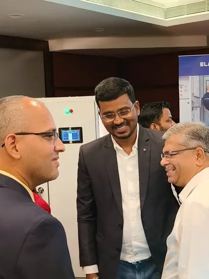 Networking with industry professionals and customers at my Bombay seminar, fostering valuable connections.