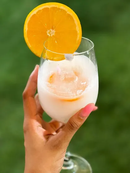 A taste of summer with my Brazilian Lemonade Slush. This creamy, citrusy, and ice-cold drink is the perfect way to cool down at an outdoor event.