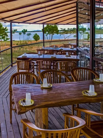 Our dining decks offer stunning views of the Kabini backwaters, making every meal a scenic event.